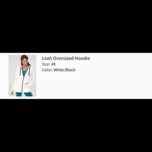 Fabletics Leah Black and white hoodie